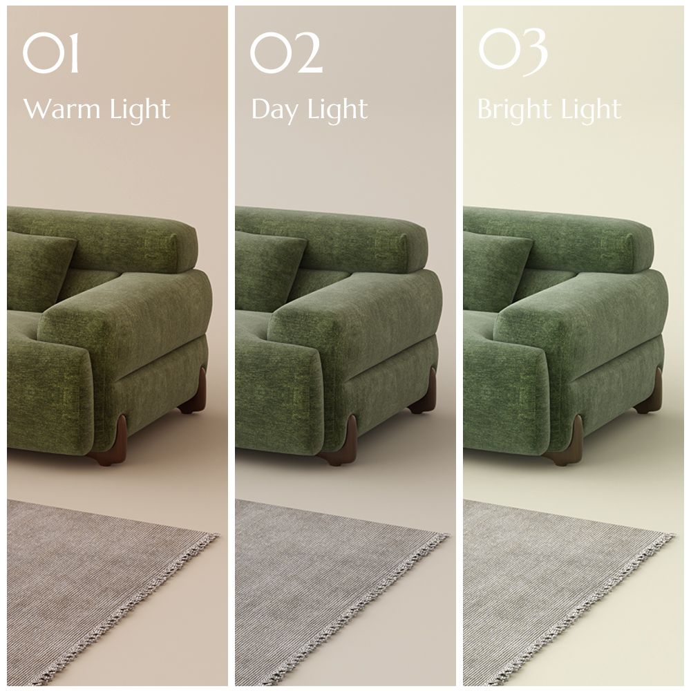 Green Chenille Modular Sofas
