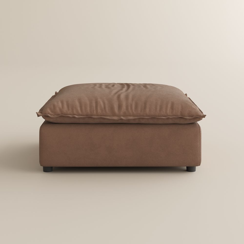 Sofas & Loveseats Brown Suede Fabric Modular Sofas