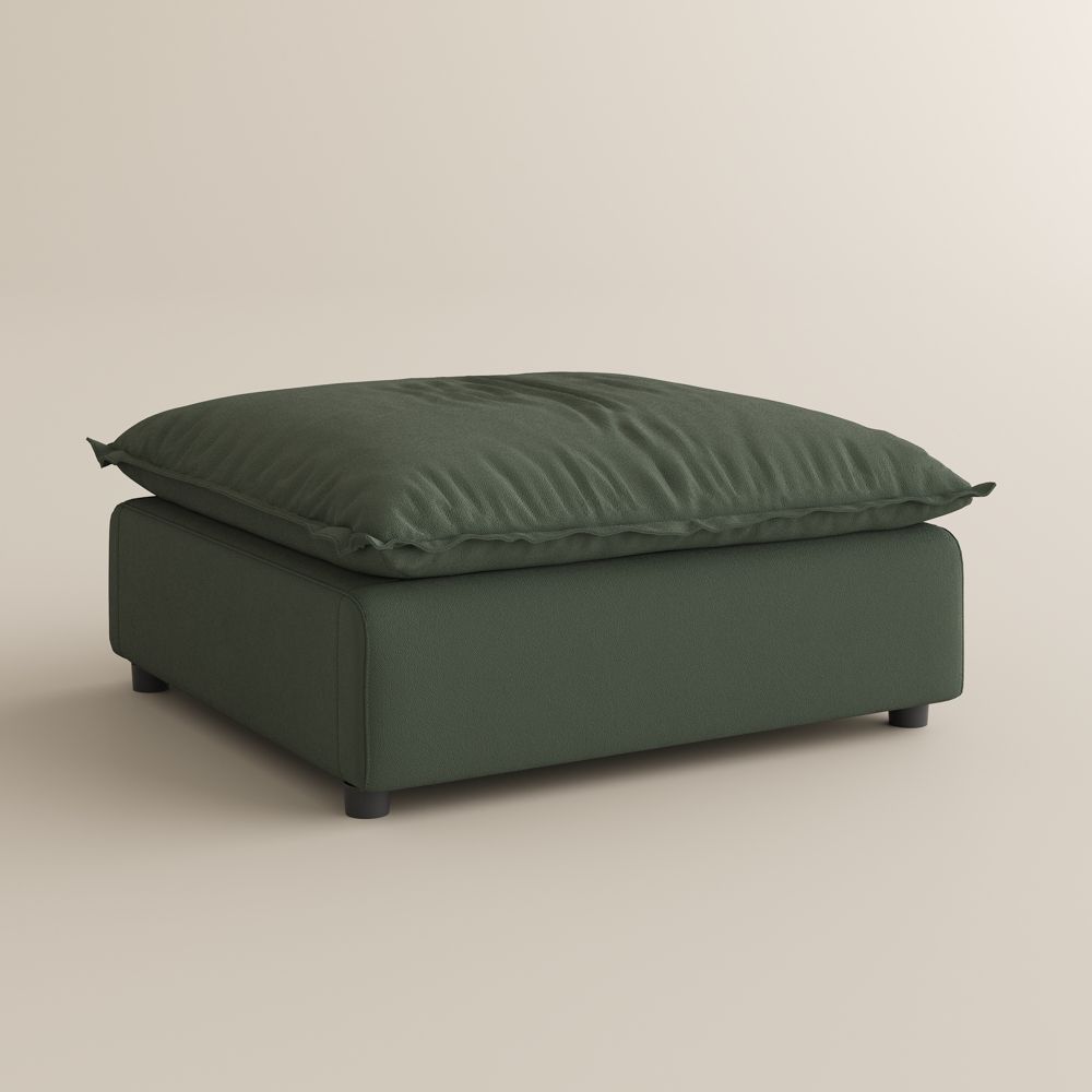Adjustable Green Suede Fabric Modular Sofas