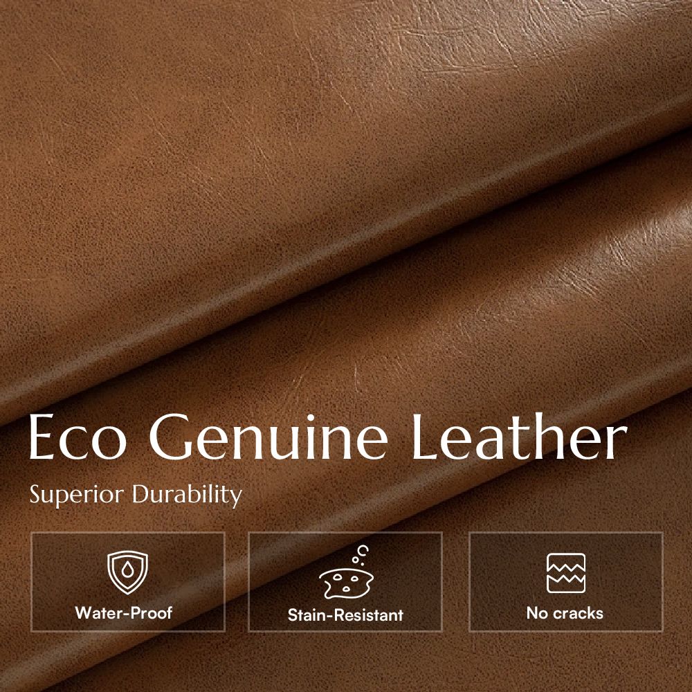Spring Brown Leather Modular Sofas