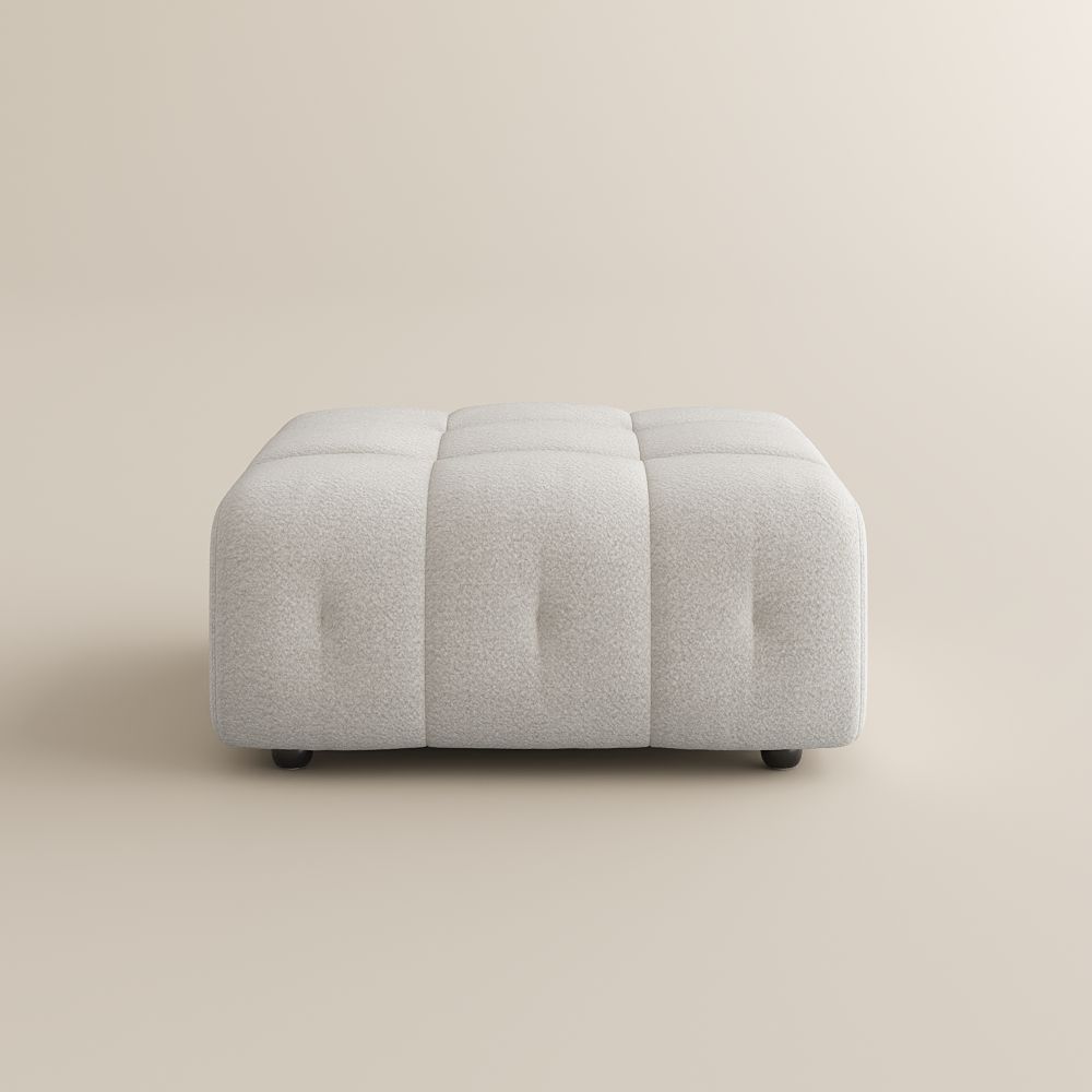 Home Theater Beige Chenille Modular Sofas