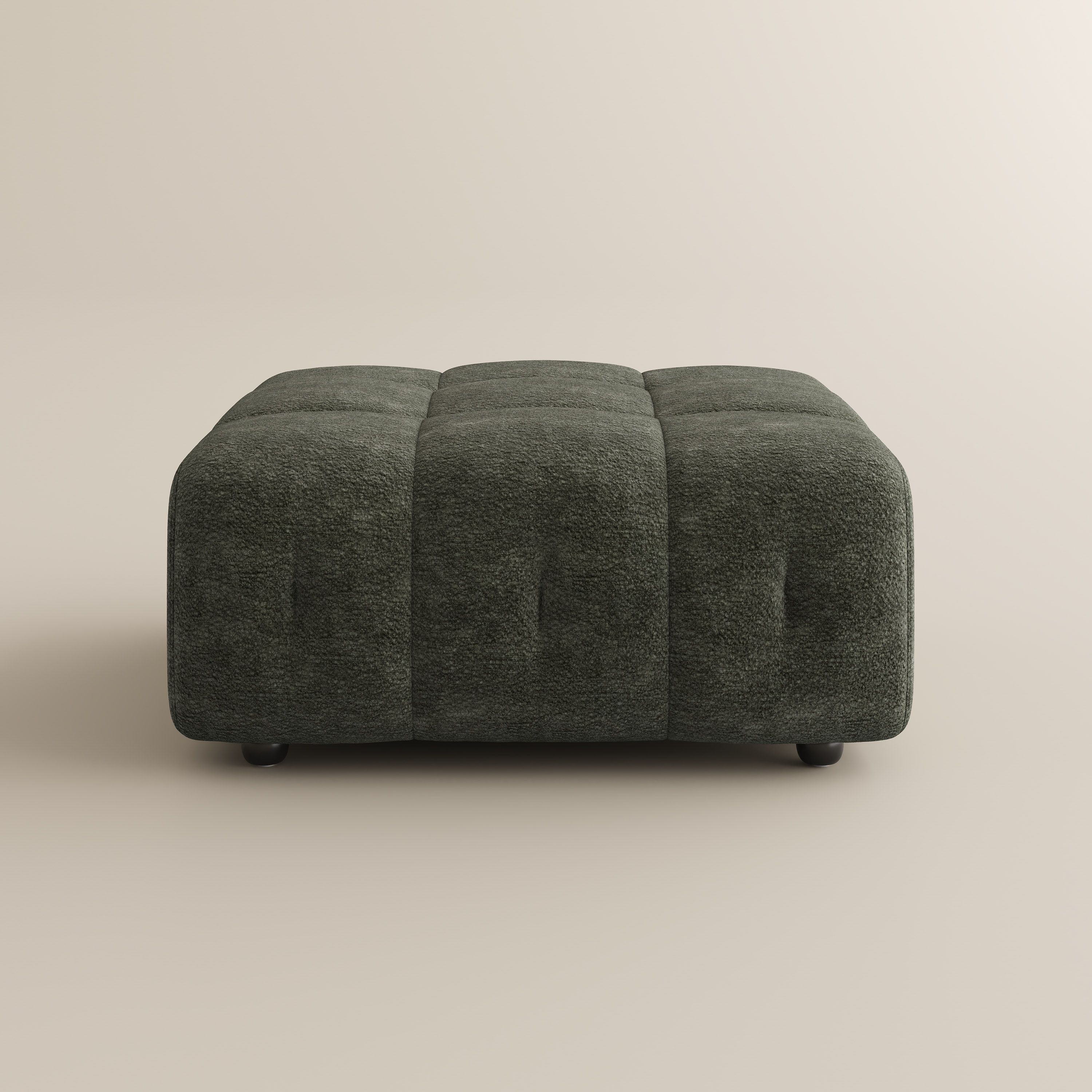 RV Green Chenille Modular Sofas