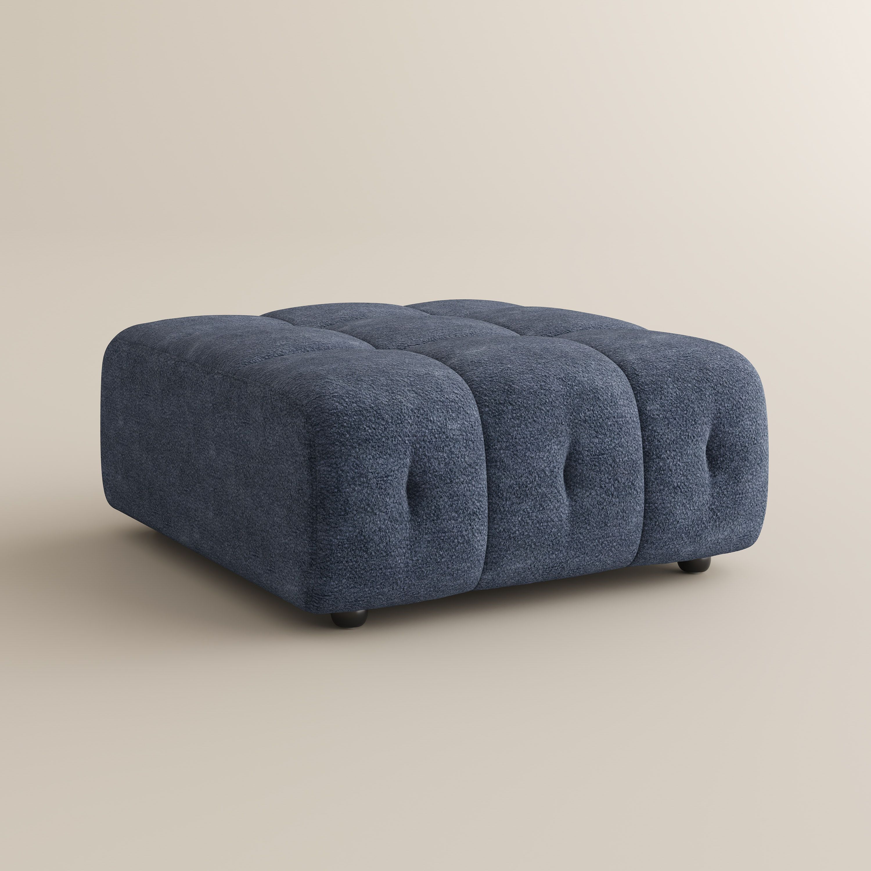 RV Blue Chenille Modular Sofas