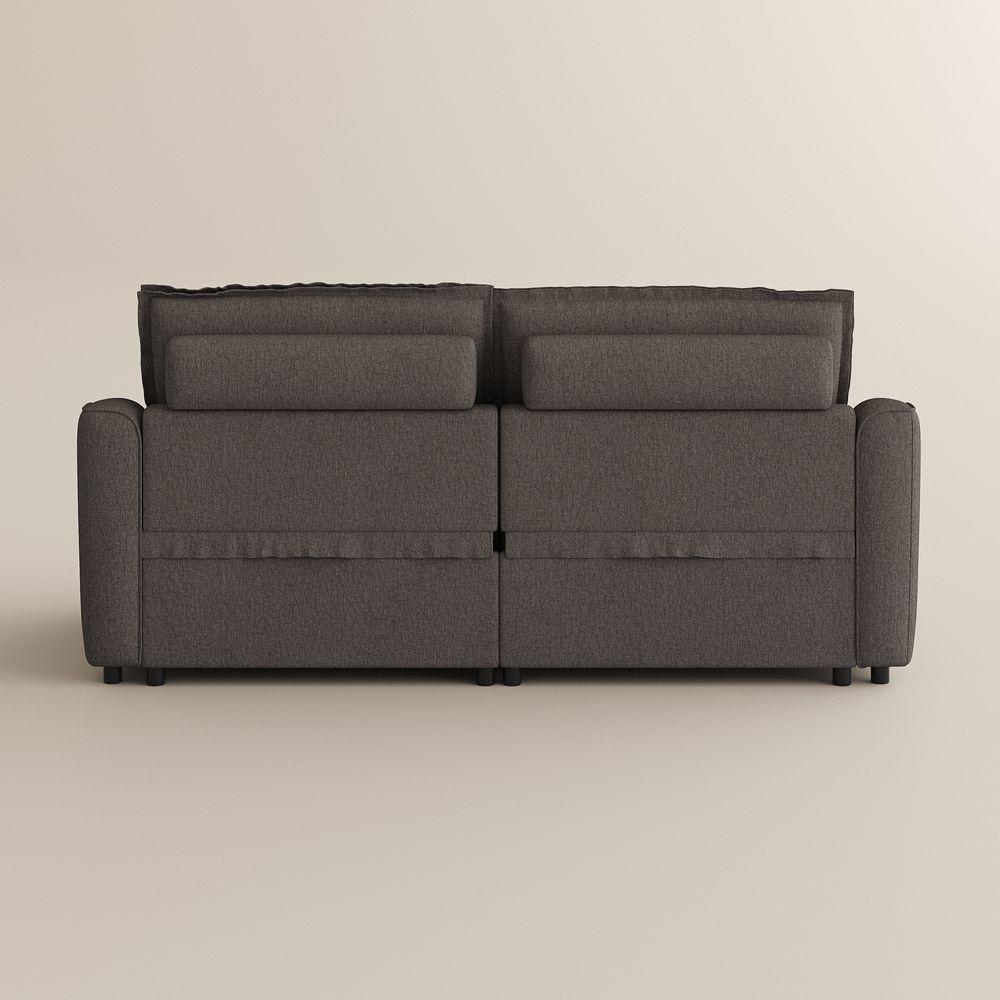 Modern Luxury Dark Gray Linen Modular Sofas