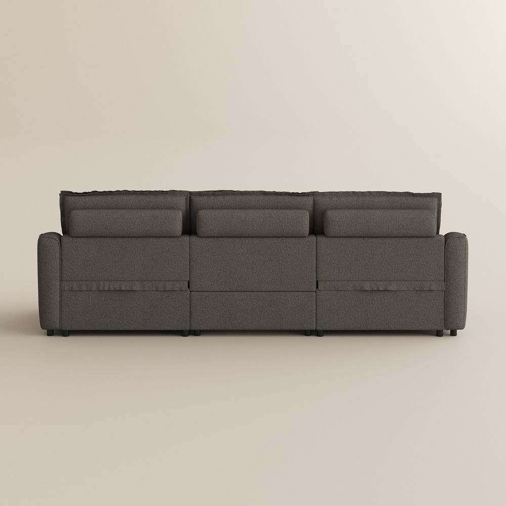 Ergopals Dark Gray Linen Modular Sofas