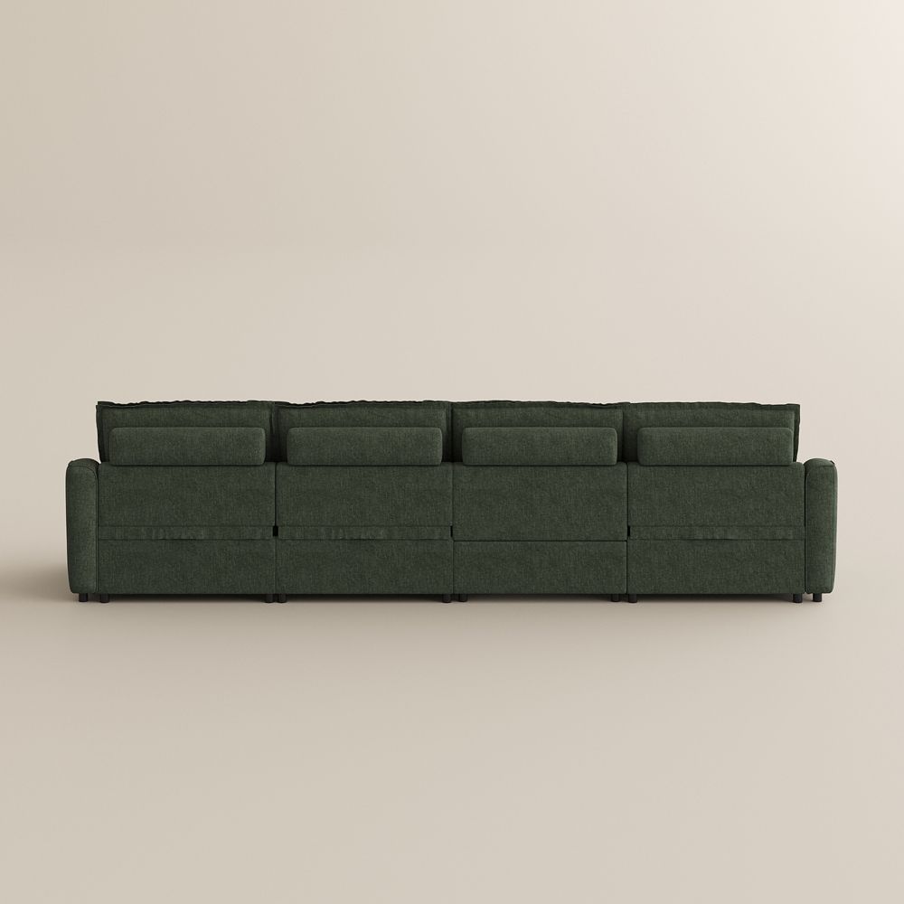 Ergopals Green Velvet Modular Sofas