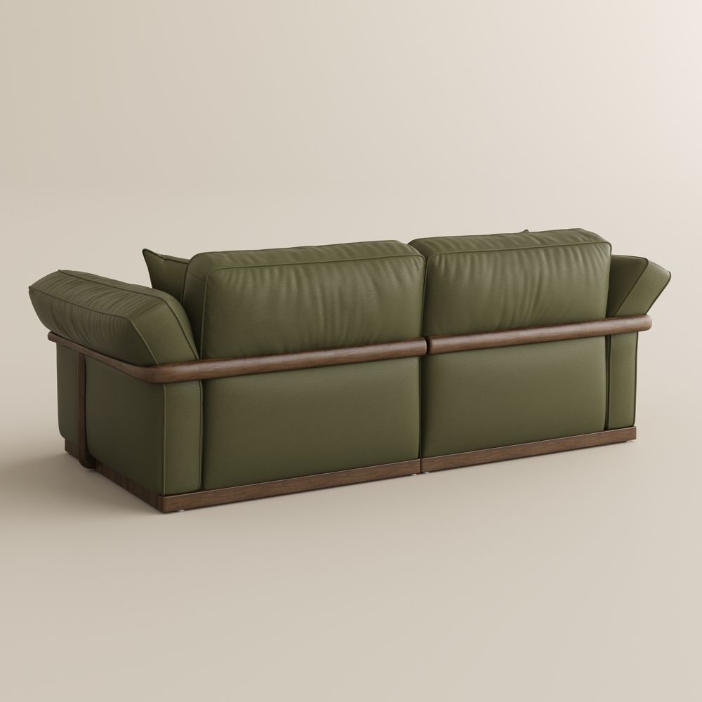 Genuine Leather Green Genuine Leather Modular Sofas