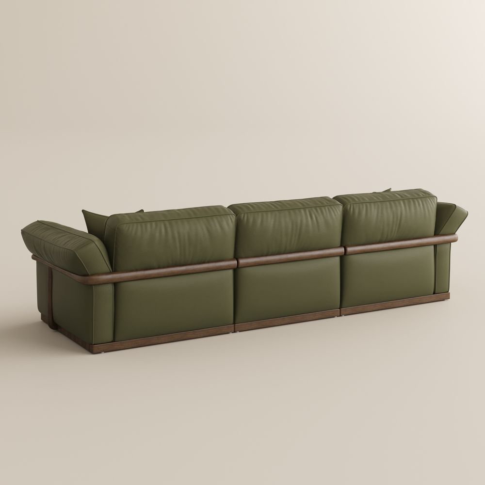 Genuine Leather Green Genuine Leather Modular Sofas