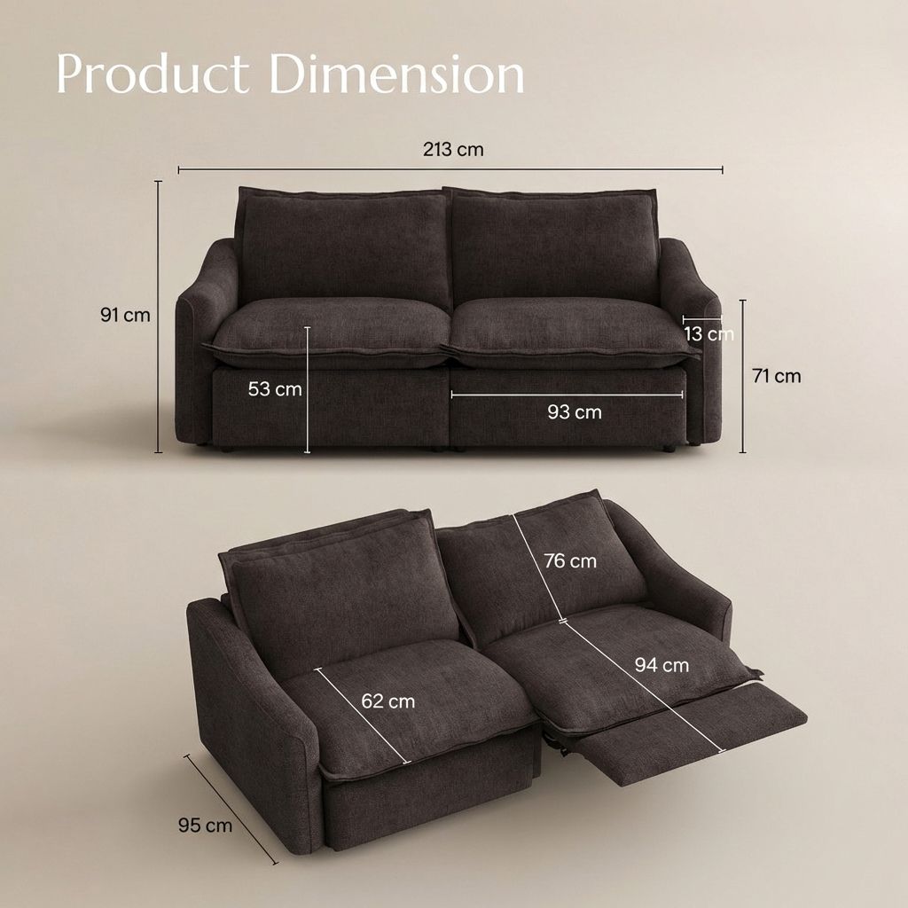 Very Relaxed Khaki Velvet Modular Sofas