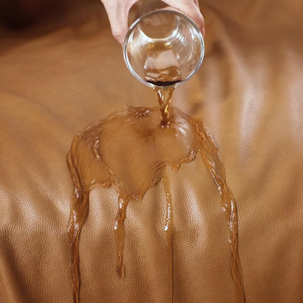 Office Brown Genuine Leather Modular Sofas