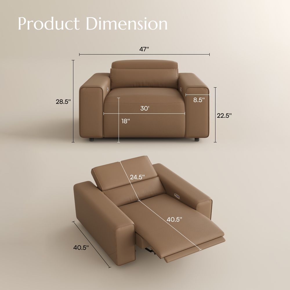 Benjamin Khaki Eco-friendly Microfiber Leather Modular Sofas