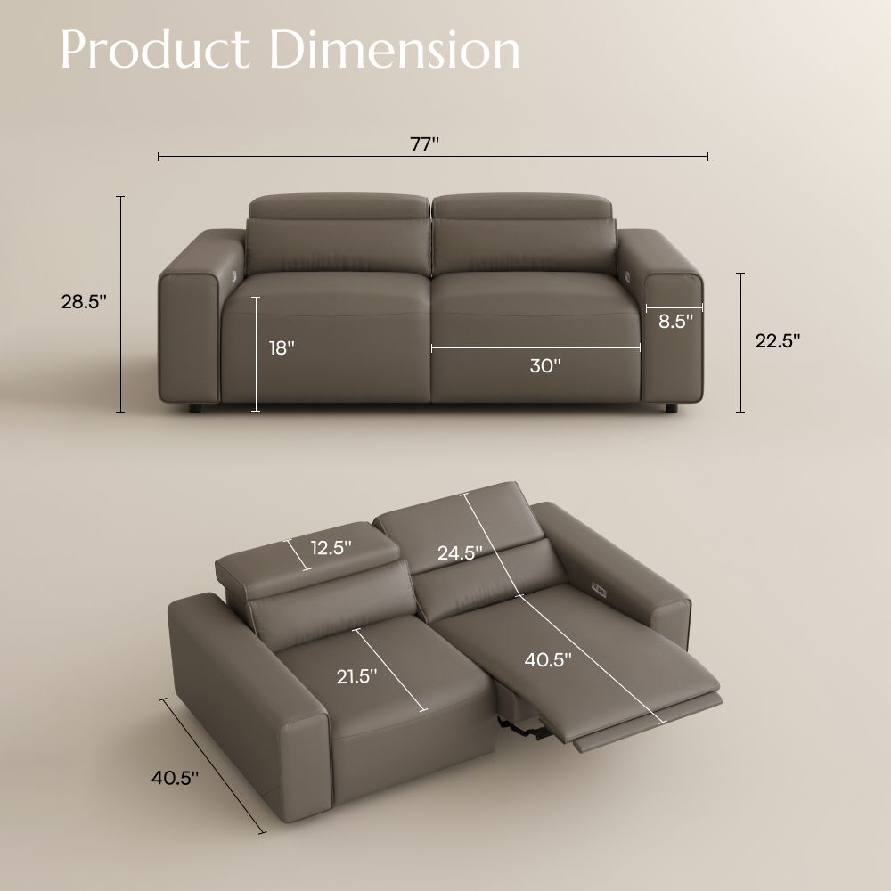 Modular Sofas Light Brown Eco-friendly Microfiber Leather Modular Sofas