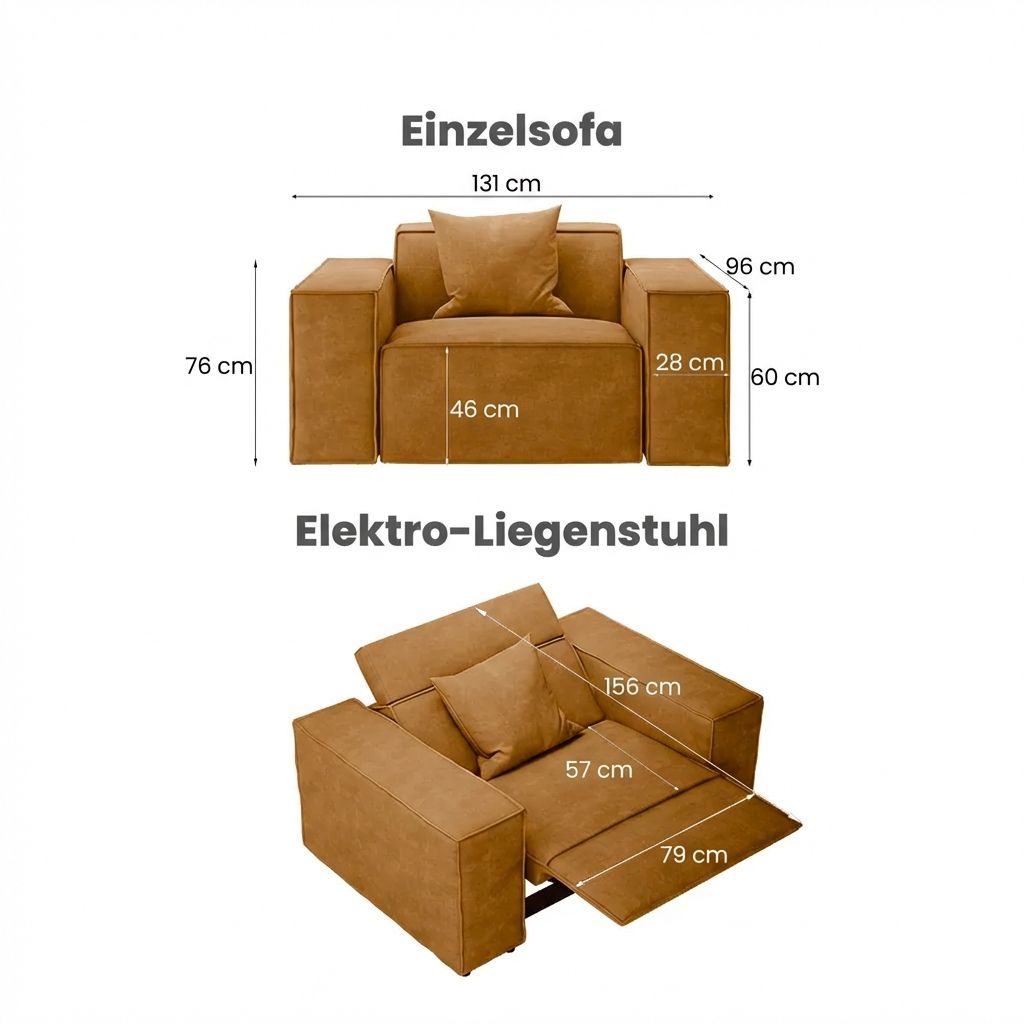 Modular Sofas Gelb Stoff Modular Sofas