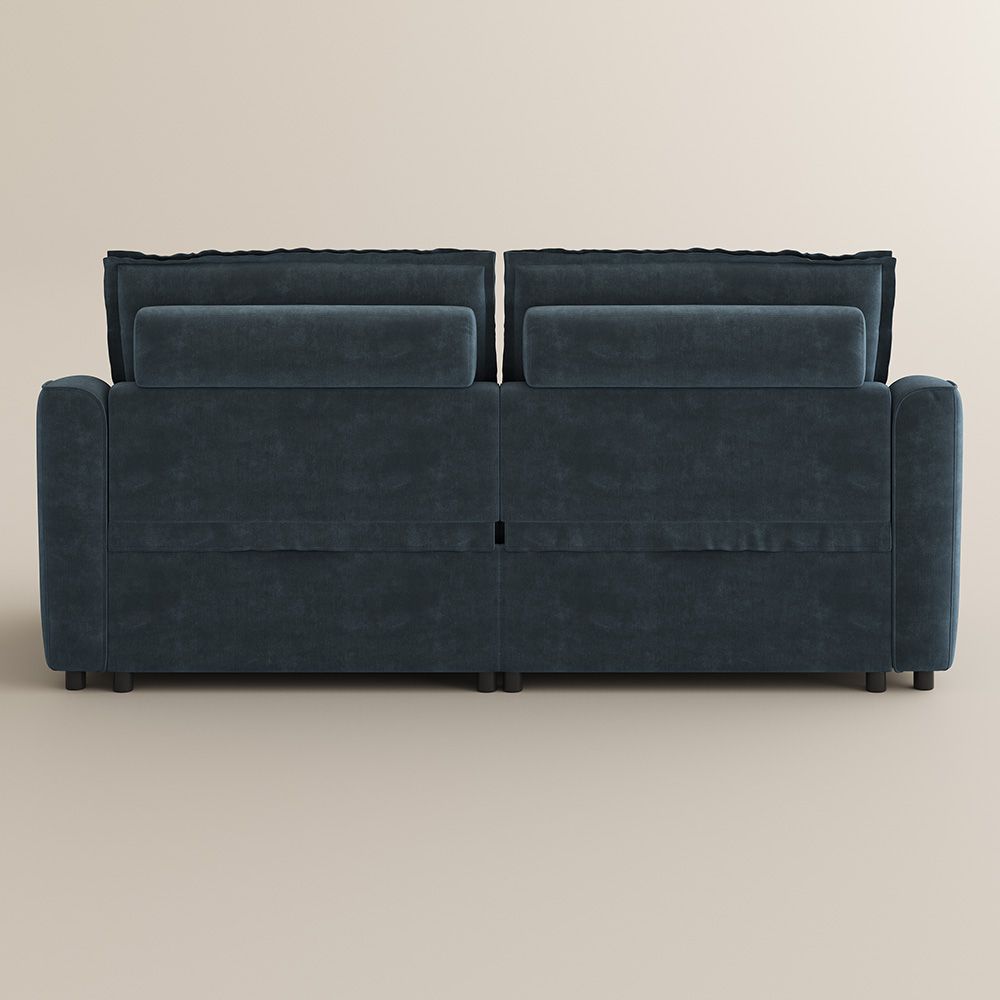 Adjustable Navy Blue Pet-Friendly Fabric Modular Sofas