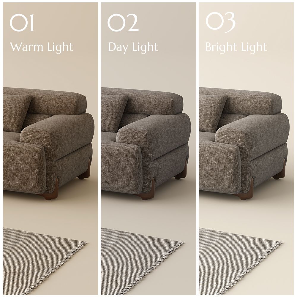 Dark Khaki Chenille Modular Sofas