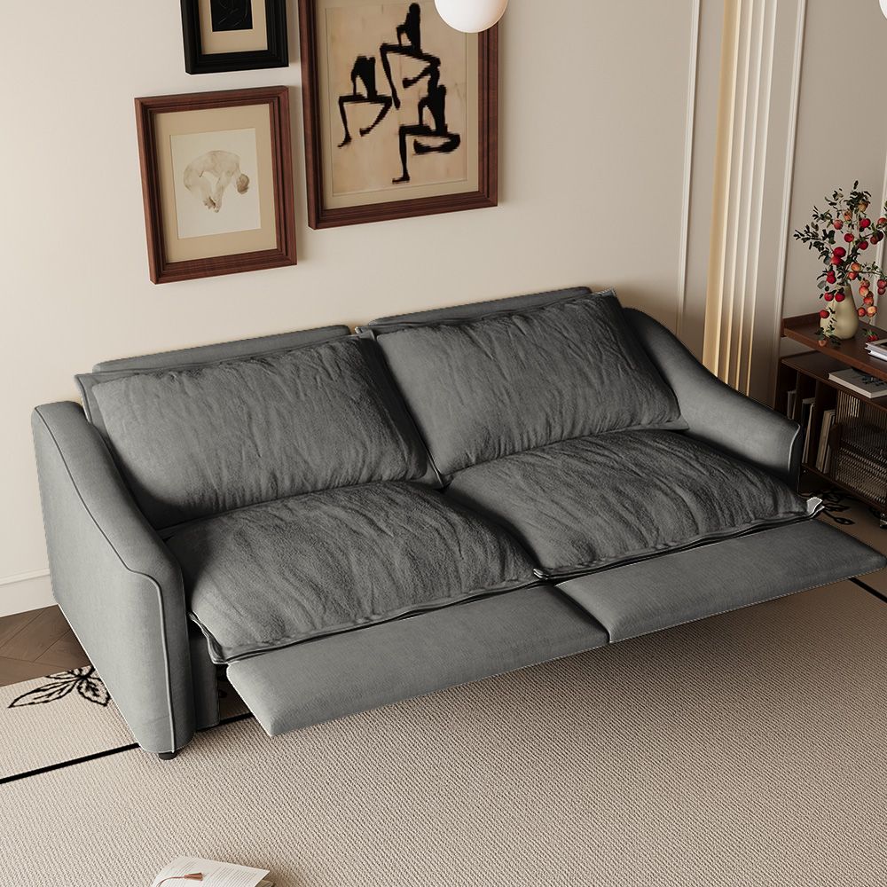 Fabric Gray Linen Modular Sofas