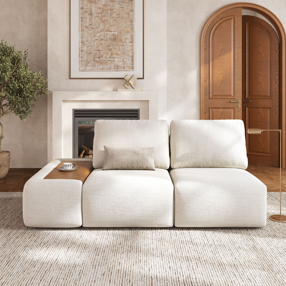 Apartment Beige Modular Sofas