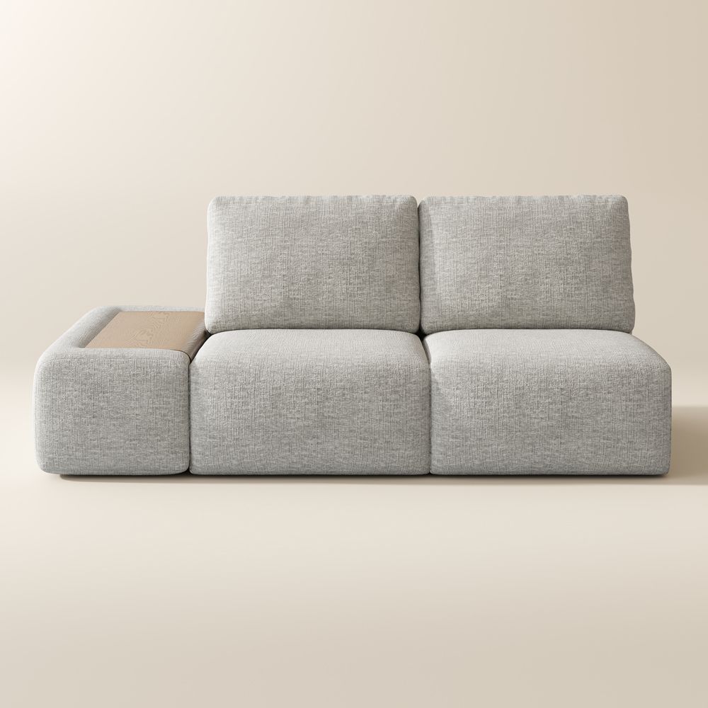 Loveseats Light Gray Modular Sofas