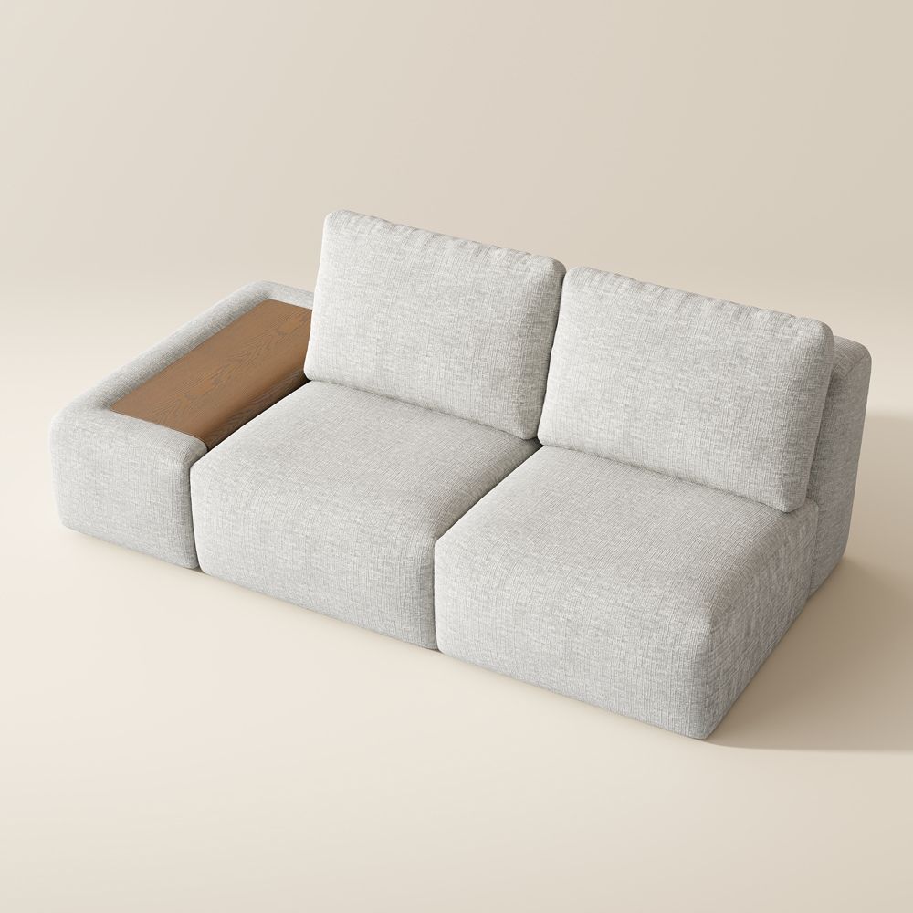 Bedroom Light Gray Modular Sofas