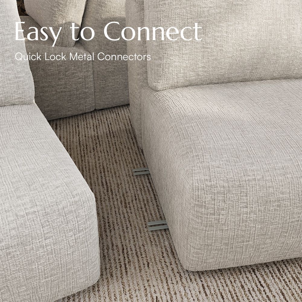 Bedroom Light Gray Modular Sofas