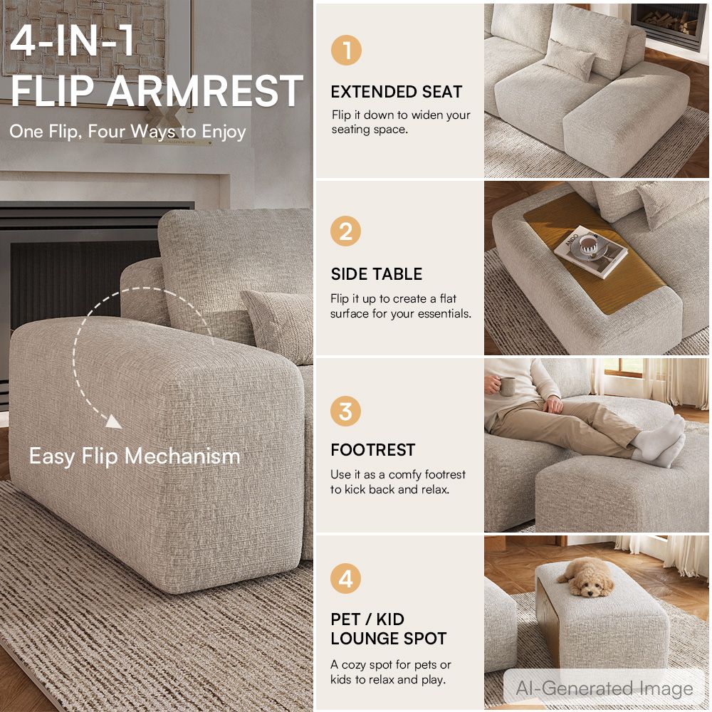 Office Light Gray Modular Sofas