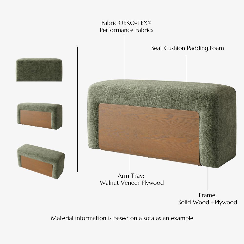 Silva Green Modular Sofas