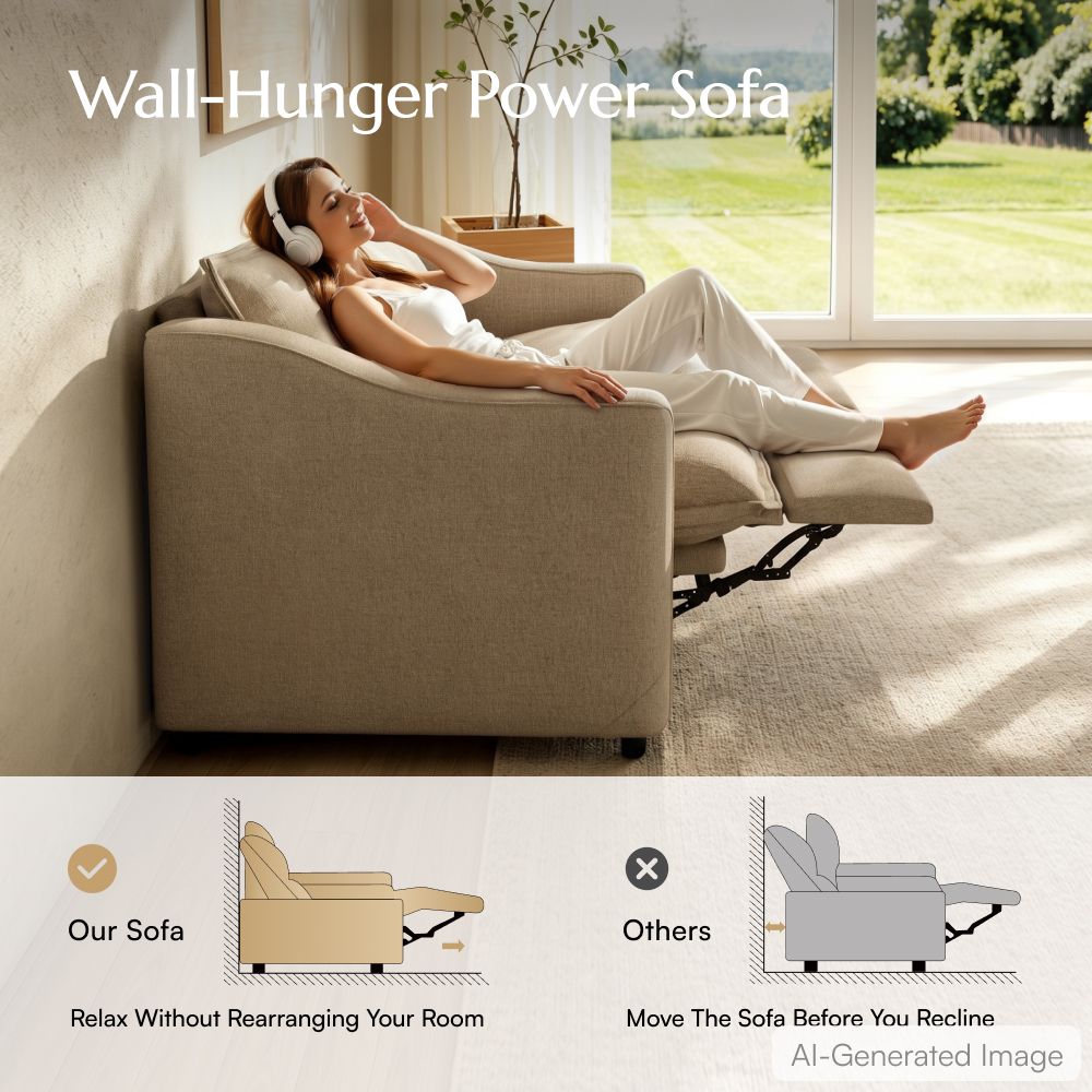On the Ground Warm Sand Skin-Friendly Fabric Modular Sofas