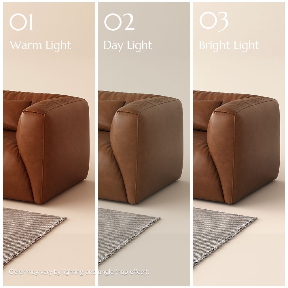 Brown Leather Modular Sofas