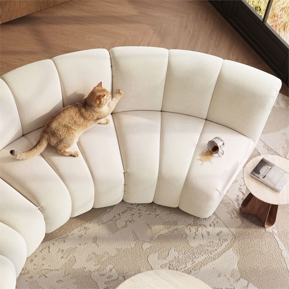 Foam Beige Modular Sofas