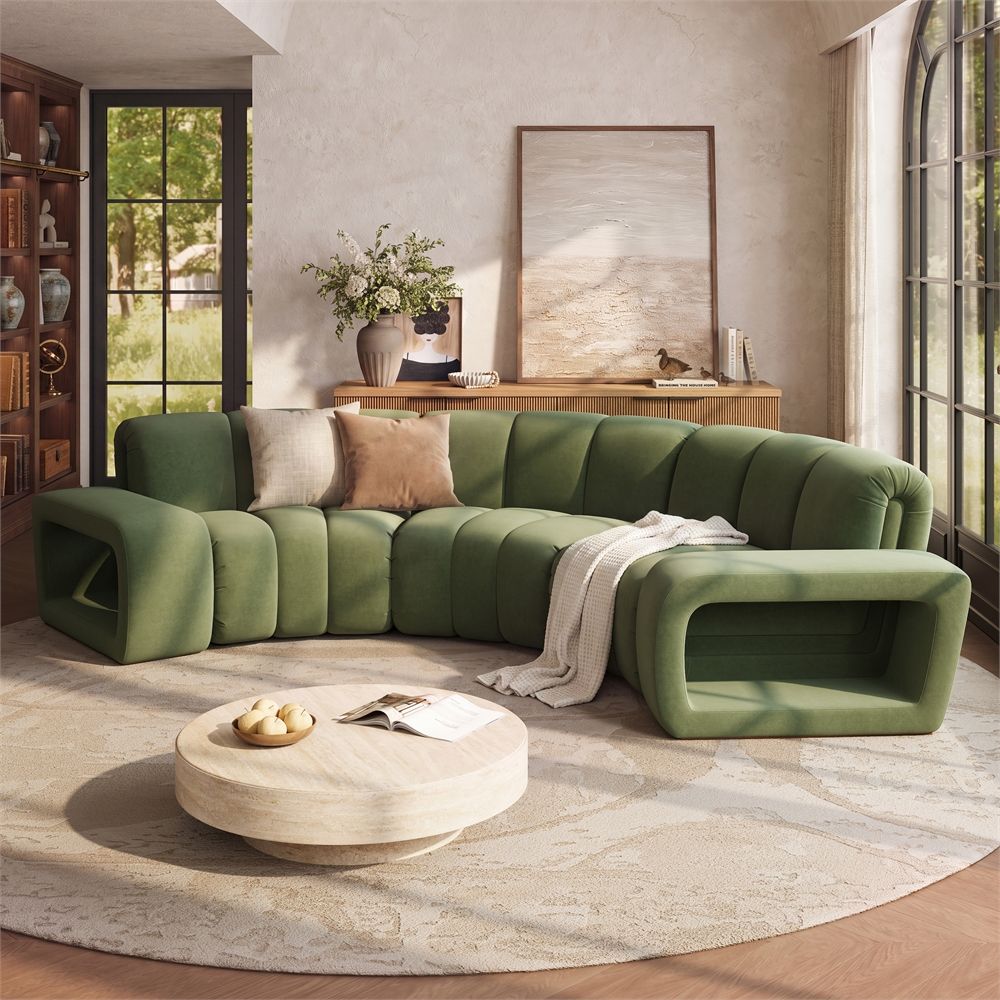 Nest Green Modular Sofas