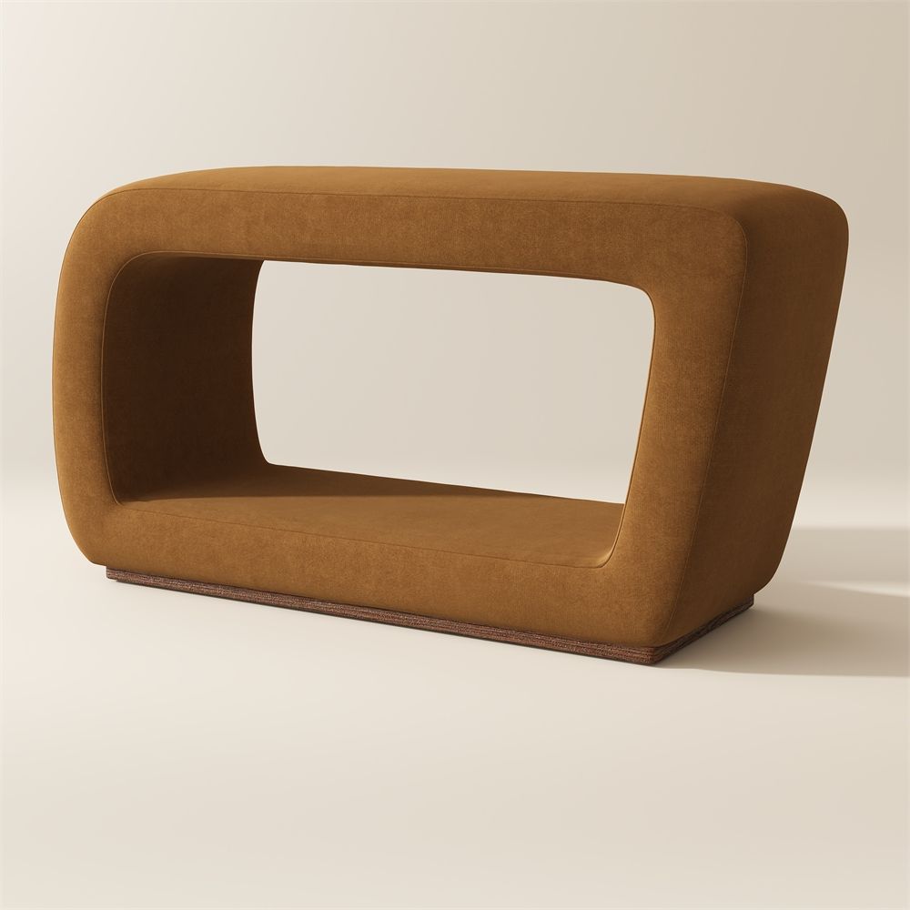 Solid Wood Brown Pet-Friendly Fabric Modular Sofas
