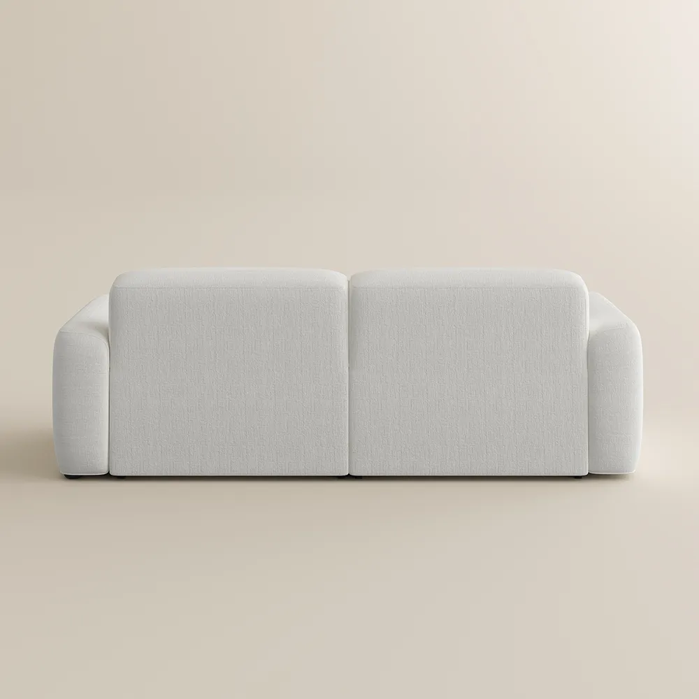 Komfortabel Beige Chenille-Stoff Power Reclining Sofas