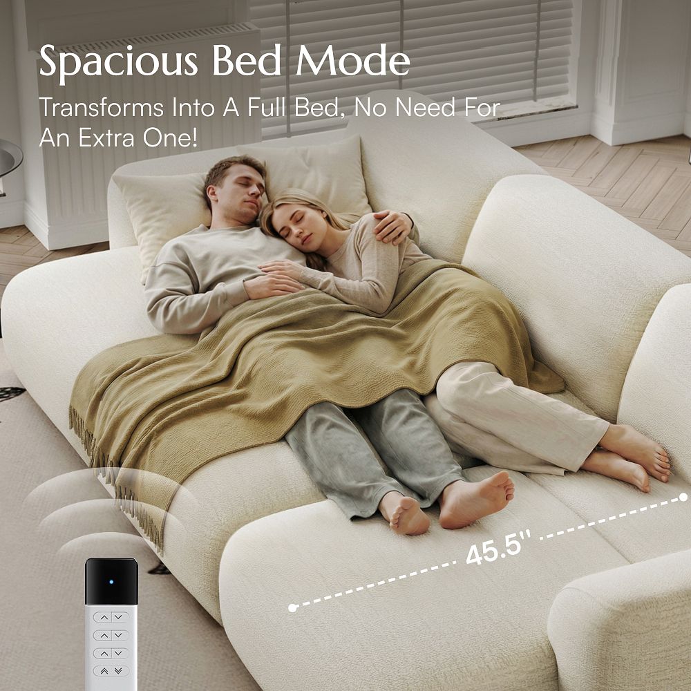 French Creamy Dark Gray Chenille Fabric Power Reclining Sofas