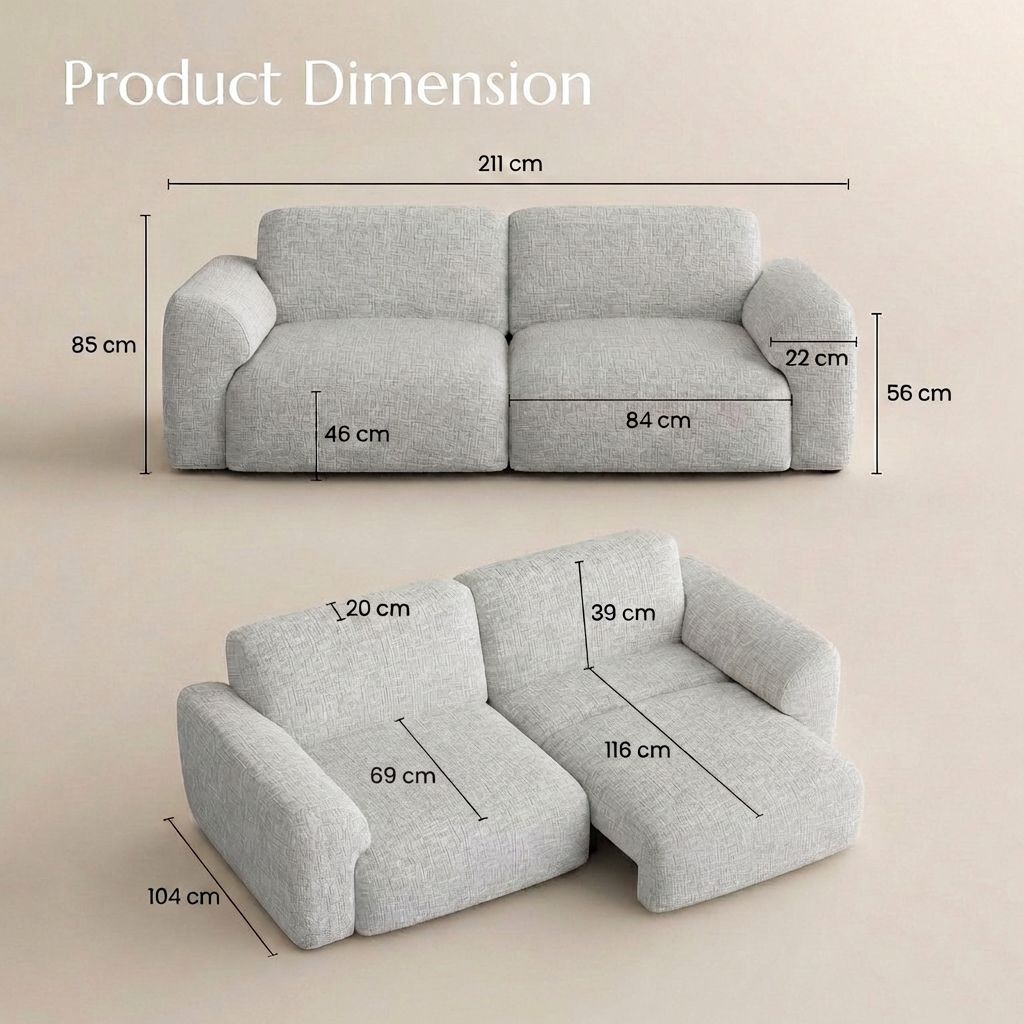 Electric Light Gray Chenille Fabric Power Reclining Sofas