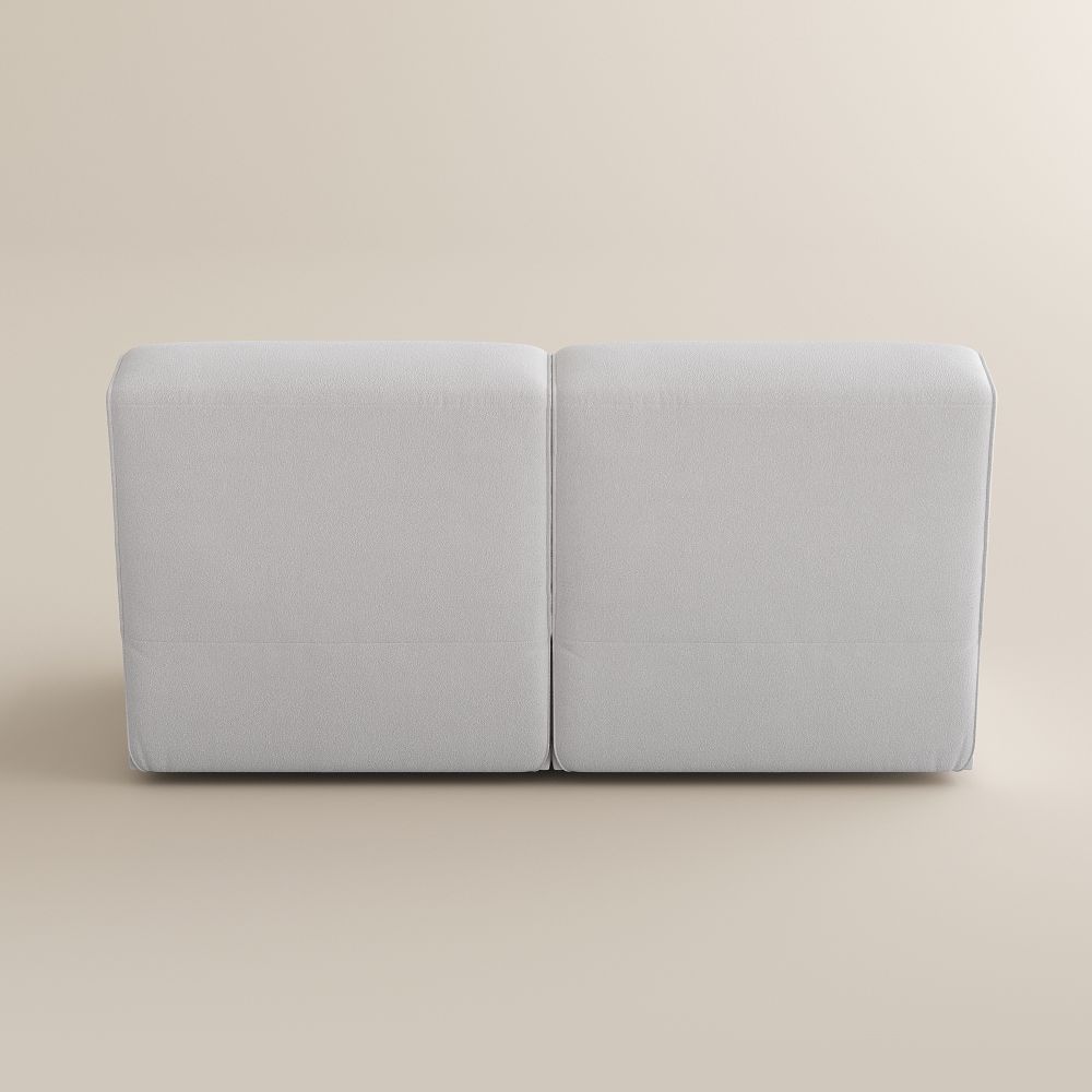 White White Pet-Friendly Fabric Power Reclining Sofas