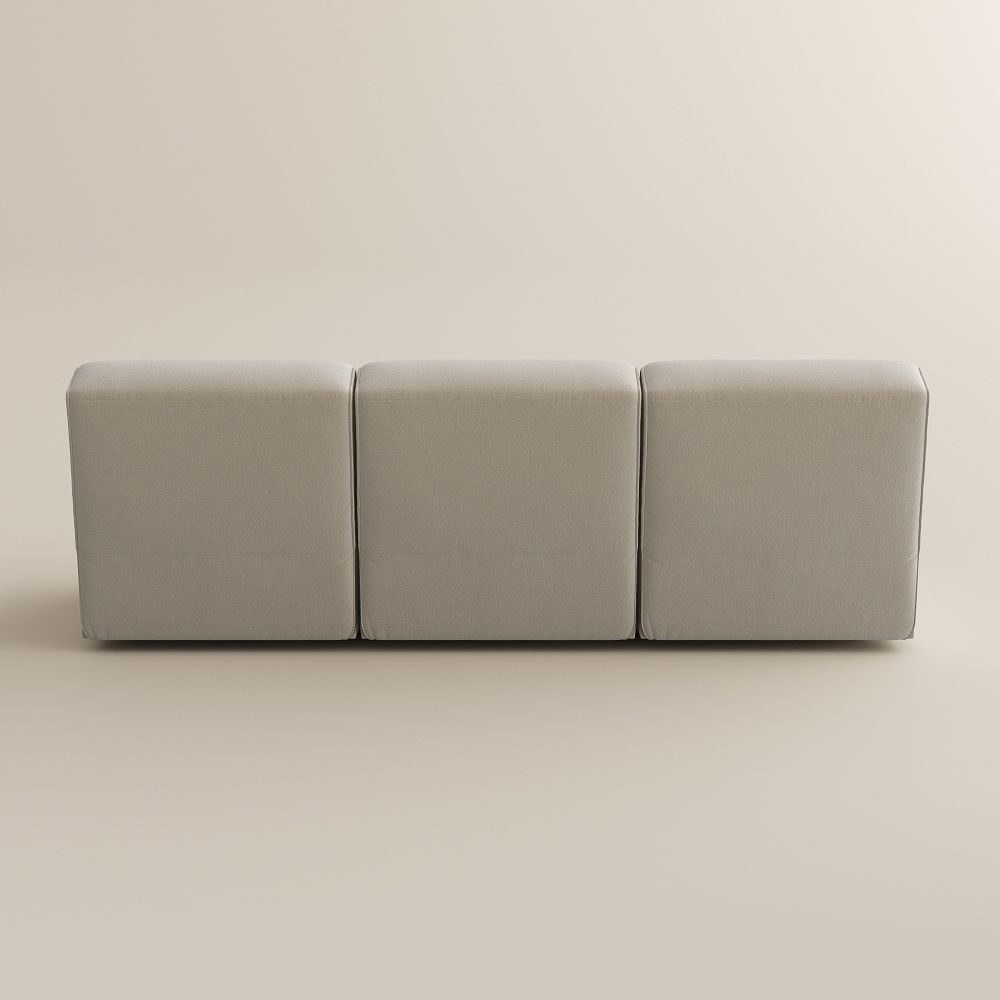 Living Room Khaki Pet-Friendly Fabric Power Reclining Sofas