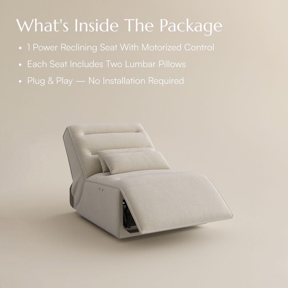 Living Room Khaki Pet-Friendly Fabric Power Reclining Sofas