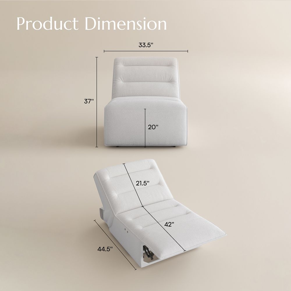 Power Reclining Sofas White Pet-Friendly Fabric Power Reclining Sofas