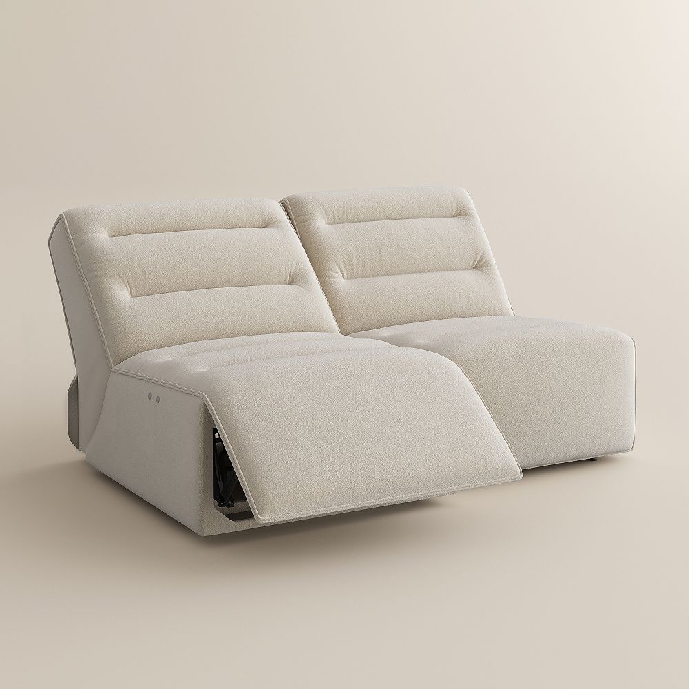 2-3 Seater Khaki Pet-Friendly Fabric Power Reclining Sofas