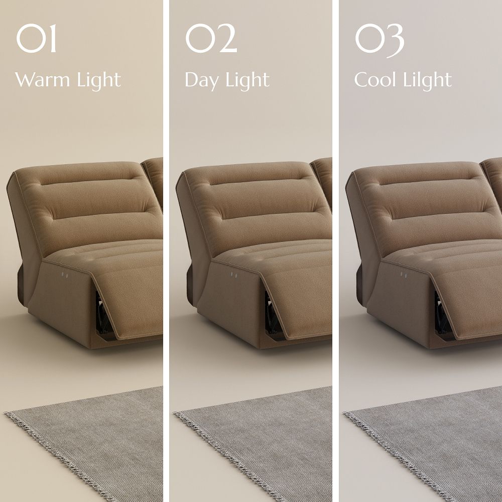 Modular Brown Pet-Friendly Fabric Power Reclining Sofas