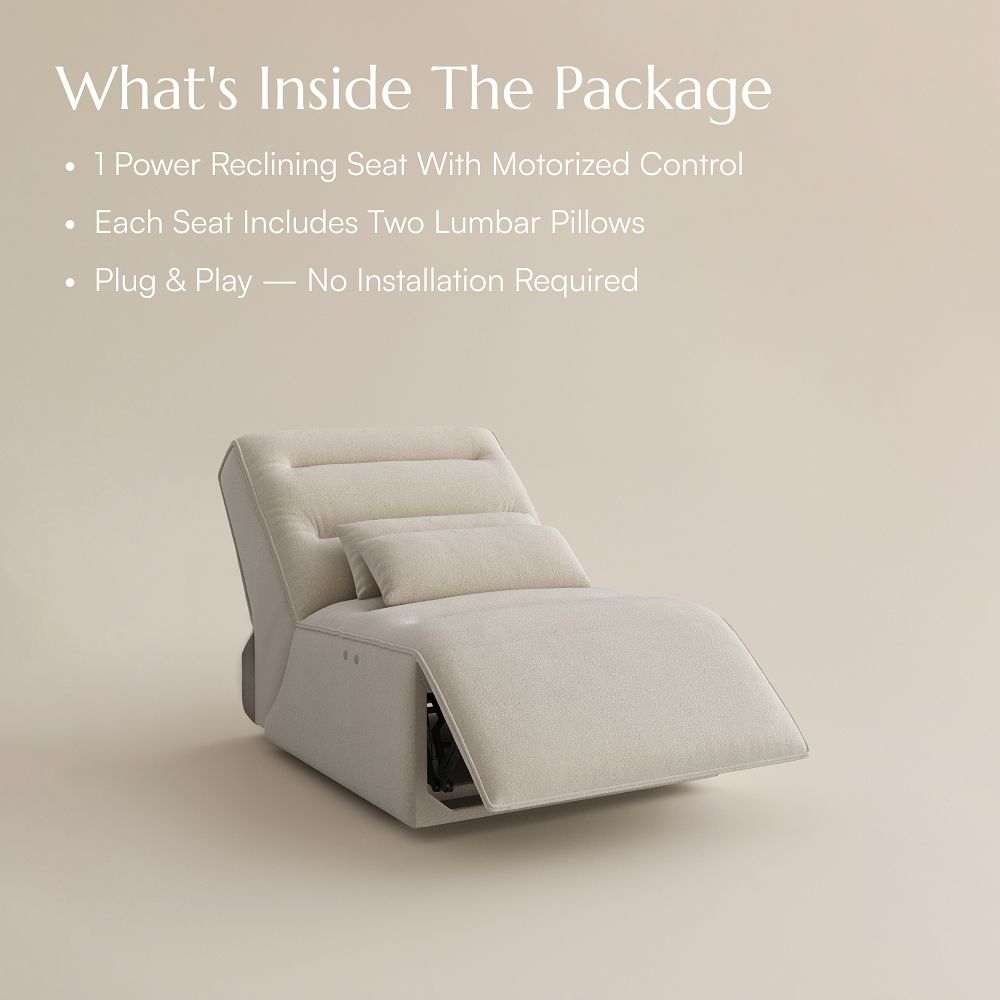 Bedroom Khaki Pet-Friendly Fabric Power Reclining Sofas