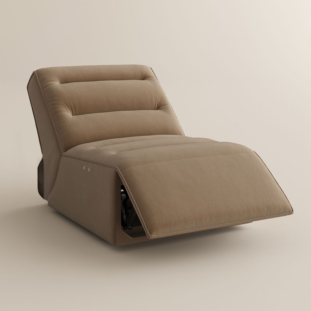 Office Brown Pet-Friendly Fabric Power Reclining Sofas
