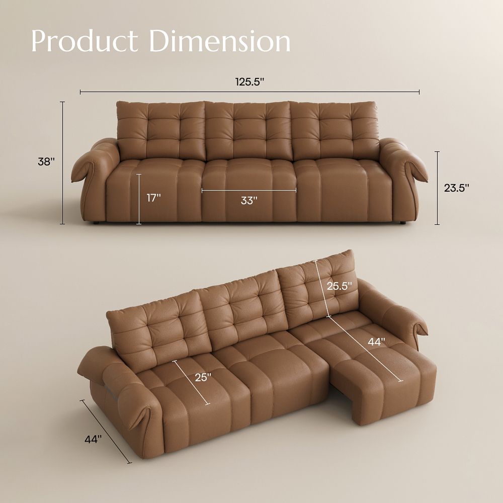 Brown Top Grain Leather Power Reclining Sofas