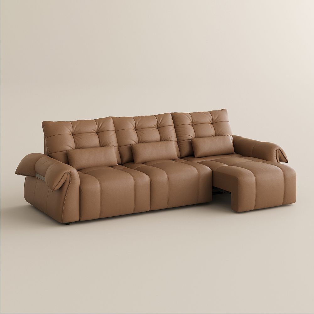 Brown Top Grain Leather Power Reclining Sofas