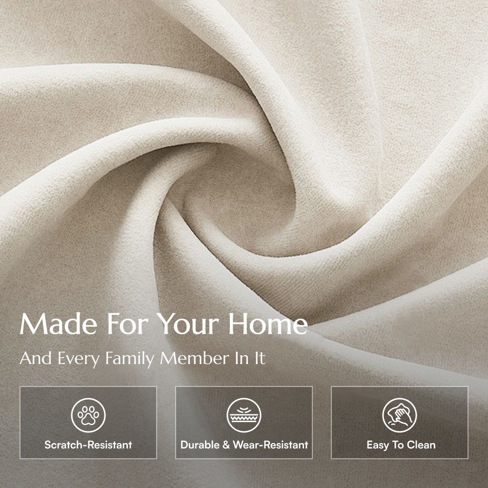 Pet-friendly Khaki Pet-Friendly Fabric Power Reclining Sofas