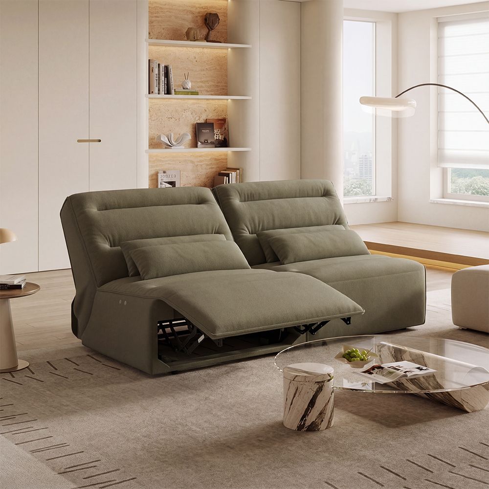 Halune Green Pet-Friendly Fabric Power Reclining Sofas
