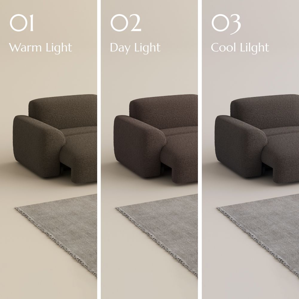 Extendable Dark Gray Chenille Fabric Power Reclining Sofas