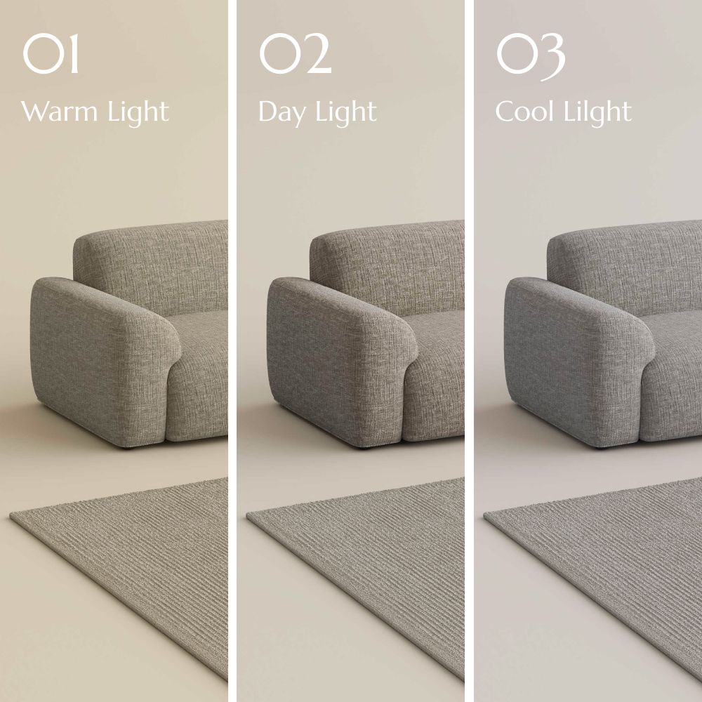 Living Room Light Brown Chenille Fabric Power Reclining Sofas