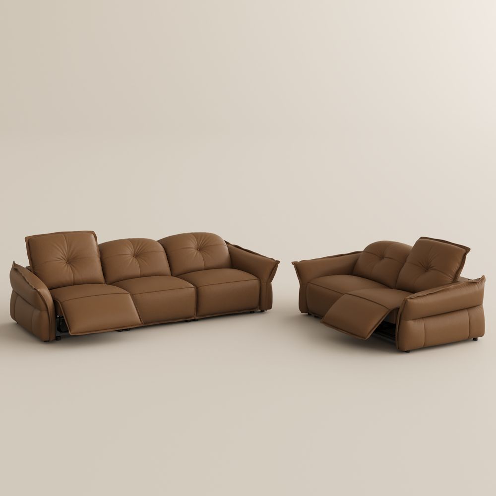 Supportive Brown Power Reclining Sofas