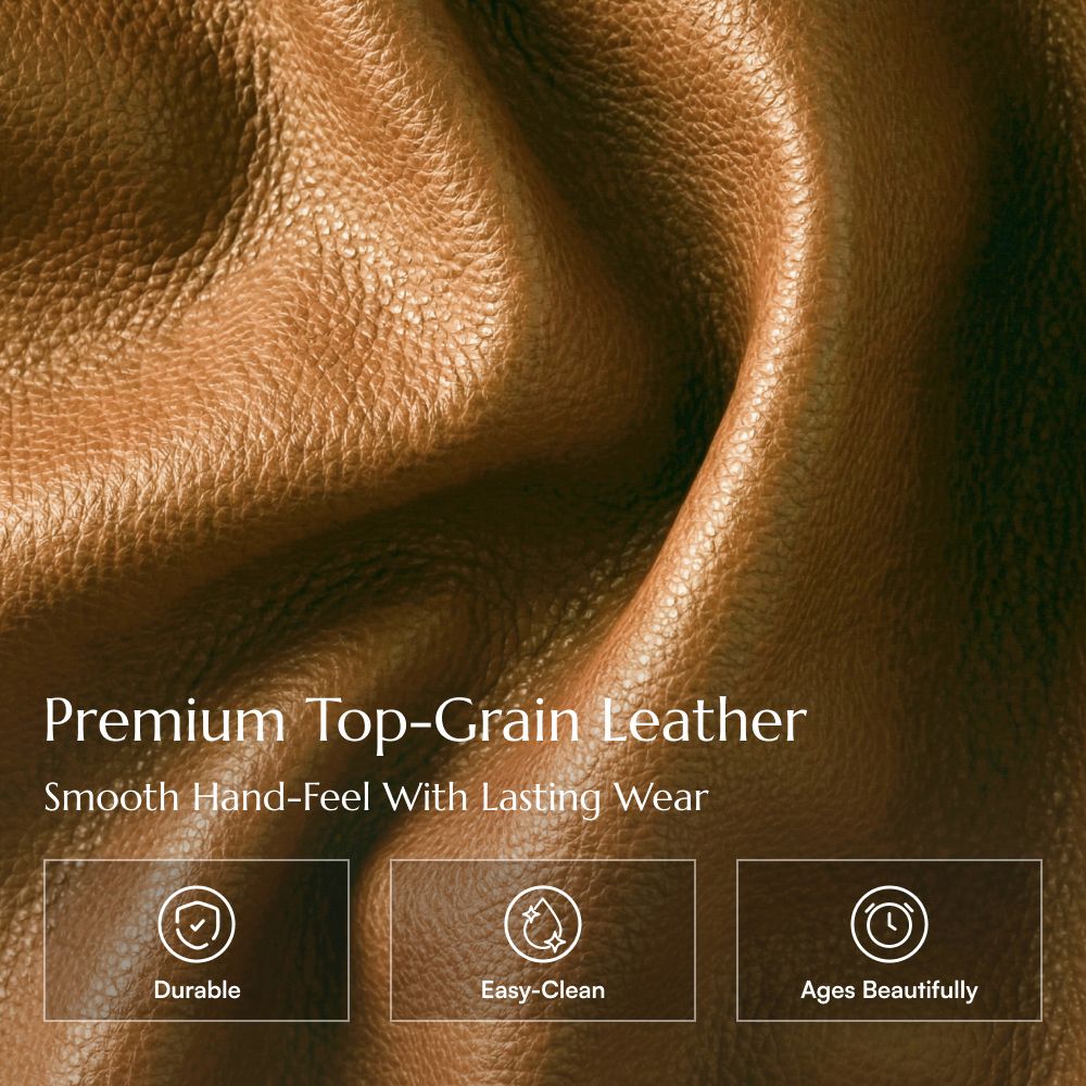 Comfortable Brown Top Grain Leather Power Reclining Sofas